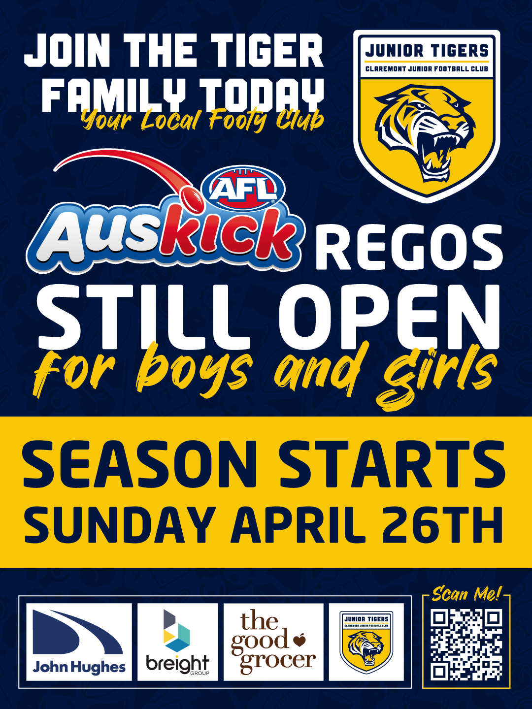 Auskick registrations still open